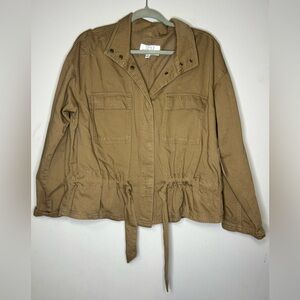 Time and Tru Brown Utility Jacket Womens M(8-10)